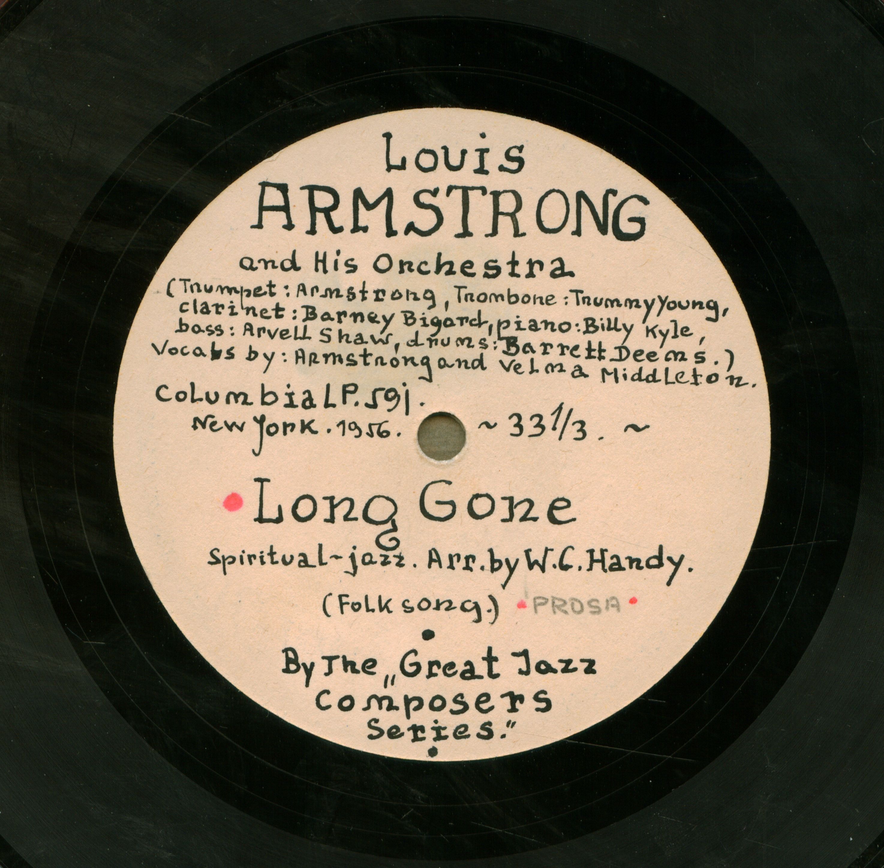 Louis Armstrong and his orchestra